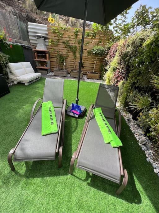 Relaxing Garden Los Cristianos Con Jacuzzi Y Barbacoa Arona  Dış mekan fotoğraf
